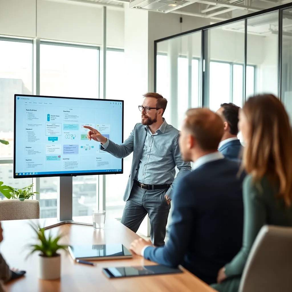 Projectleider bespreekt risicobeheersmaatregelen met team